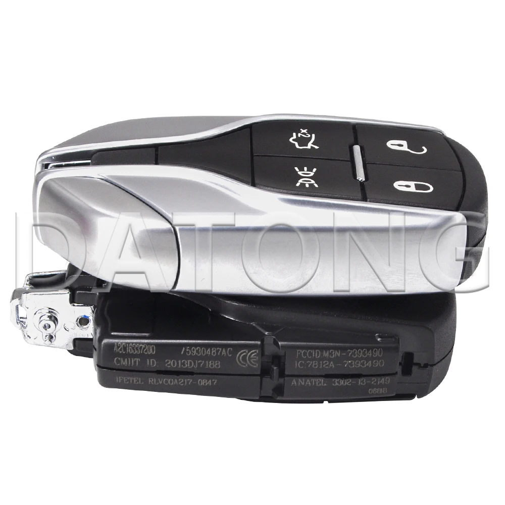 Datong World Original Proximity Card ID46 PCF7953 433MHz M3N-7393490 Car Remote Key For Maserati Ghibli Quattroporte 2014-2016