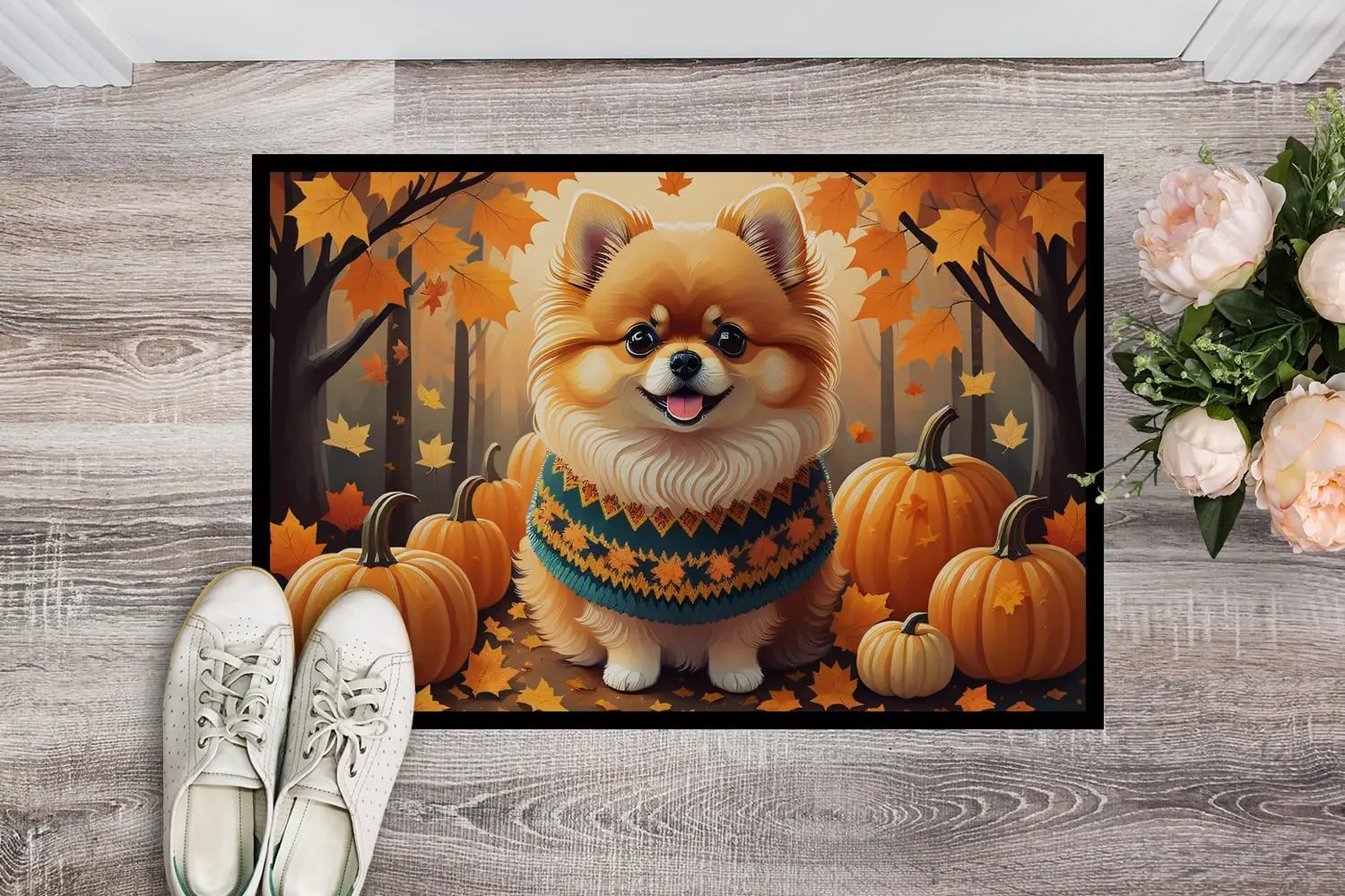 Pomerania Autunno Zerbino Lavabile Zerbino d\'ingresso Balcone Corridoio Lavanderia Tappeti da bagno Camera dei bambini Camera da letto Comodino