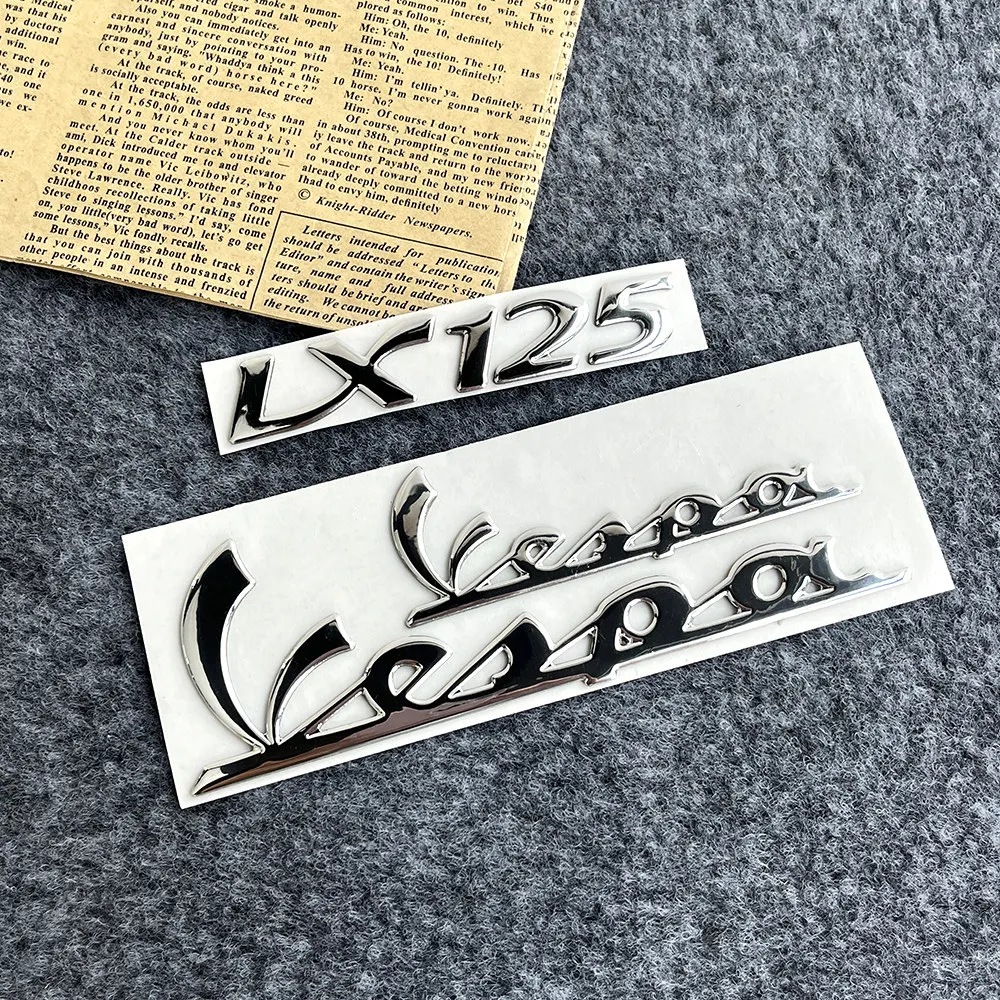 Motorfiets 3D Embleem Badge Decal PVC Tank Wiel Sprint Sticker voor Vespa Sprint Primavera LX150 LX LXV S 125