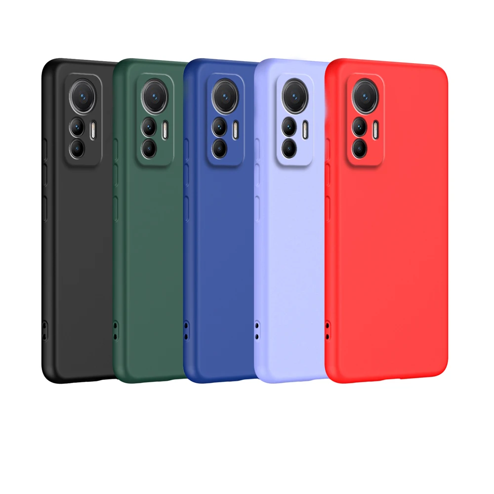 Original Luxus Solide Silikon Telefon Abdeckung für Xiaomi Mi 12 12S 12X 12T 13 Pro Mi12 Lite NE Mi 13T Pro Mi13 Lite 5G Abdeckung Fall