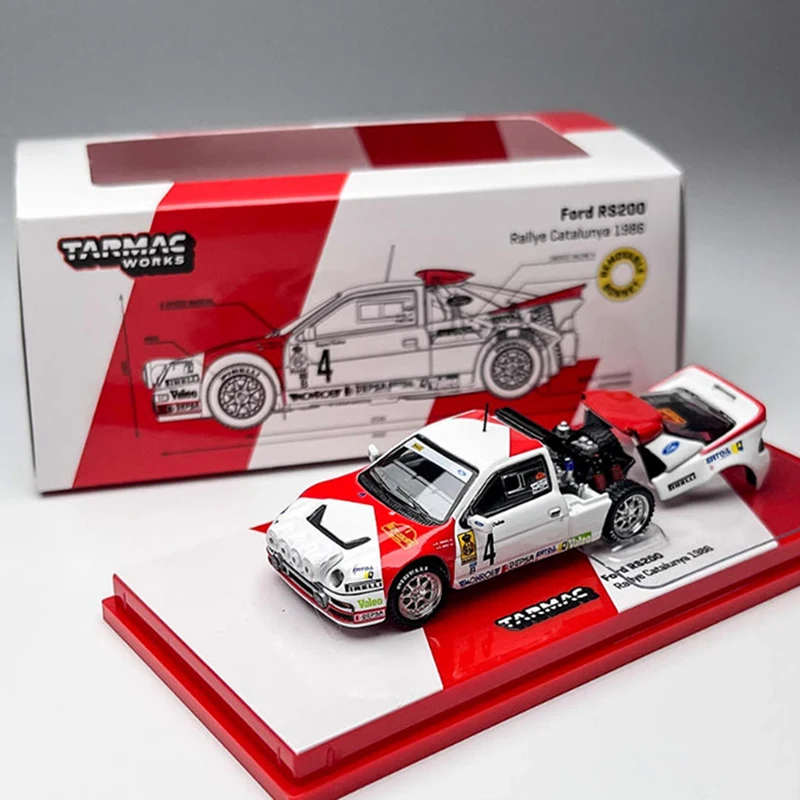TW TarmacWorks 1:64 RS2000 Rallye Catalunya coche en miniatura de aleación clásicos recuerdo para adultos regalo pantalla estática