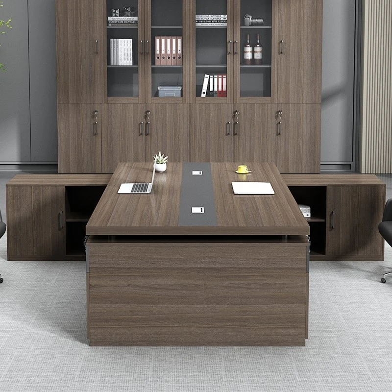 CEO desk,boss table,office Furniture,Office Chair Set, Simple Modern, Double-Seater Desktop Financial Computer , And Manager Des