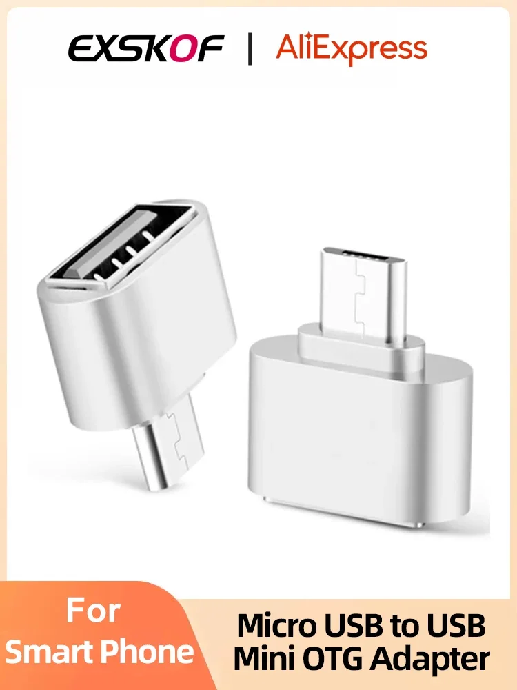 Micro USB To USB Mini OTG Adapter USB2.0 to Micro USB Interface Widely Used In Android Phones For Samsung HUAWEI XIAOMI OPPO