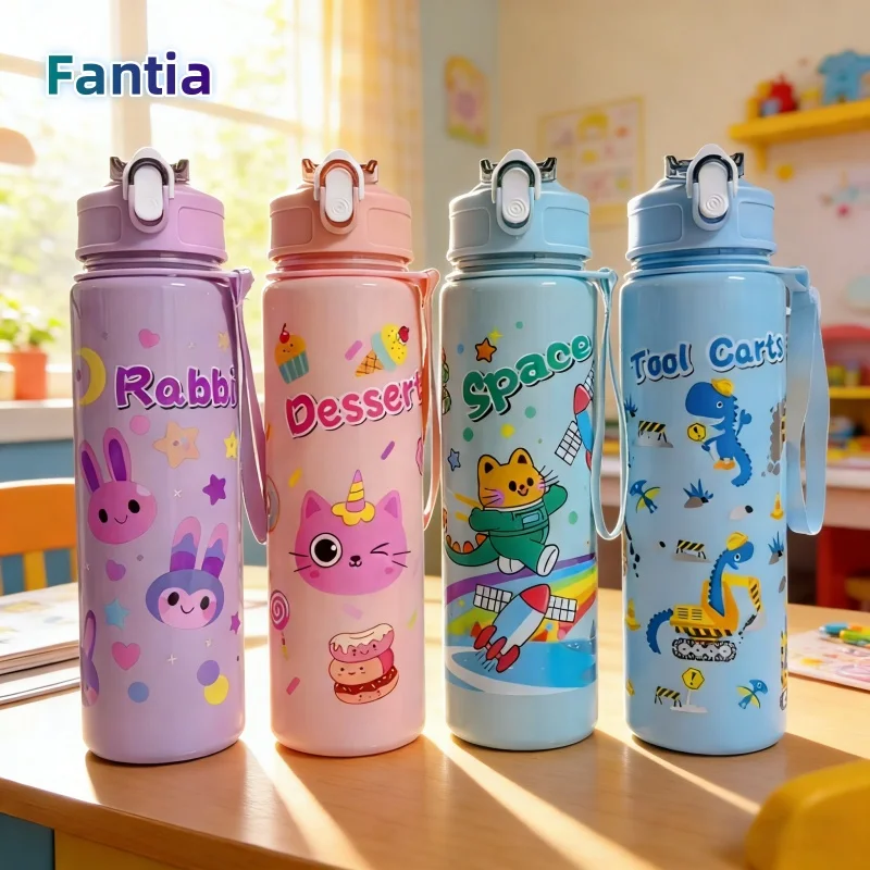 

Соломенная чашка «Динозавр», большая емкость 750 мл, милая и портативная для занятий спортом и активным отдыхом, подходит для студентов и девочек,