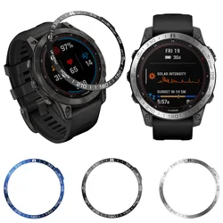 Anti Scratch Metal koruma halkası için Garmin Fenix 7 7X 7S Pro 5 5 artı 6 6X 6Pro Epix Pro 51 47 42mm paslanmaz çelik çerçeve