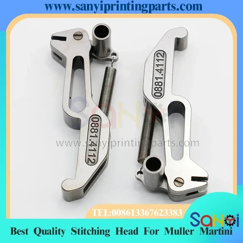 

2 Piece Muller Martini Stitching Head 0881.4112 0881.2033.3 45 For Parts