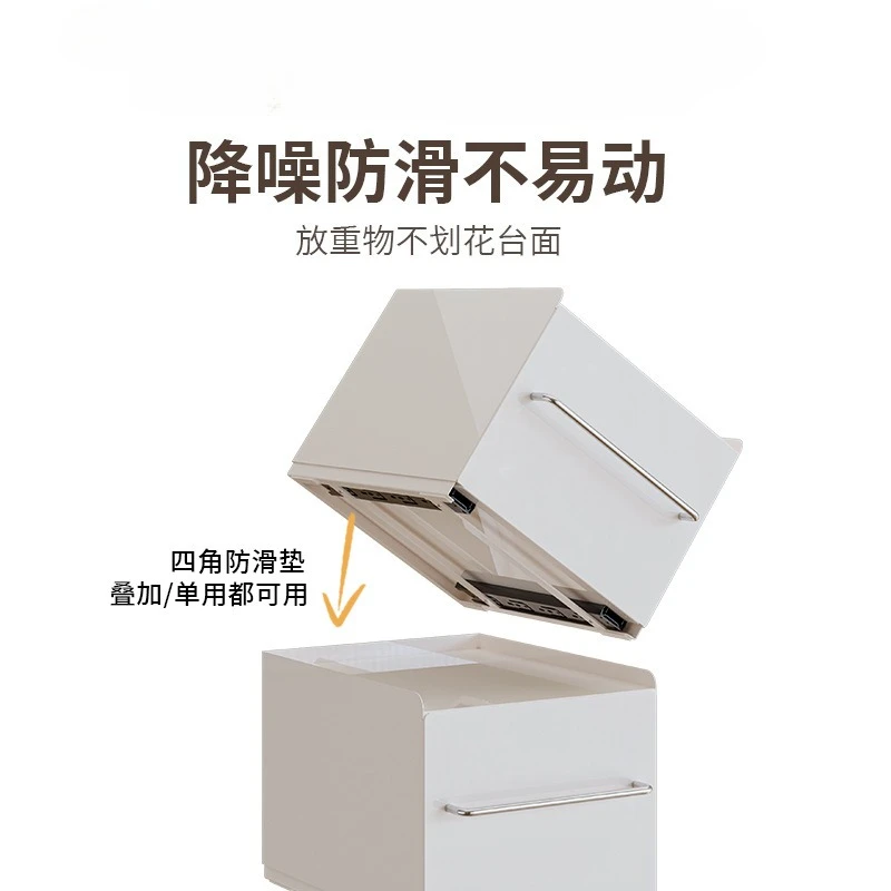 ลิ้นชักรางวางซ้อนกันได้, กล่องเก็บของกันฝุ่น, ชั้นเก็บถ้วย, แถบน้ําเคาน์เตอร์ตั้งพื้น, ที่วางถ้วยน้ําชา