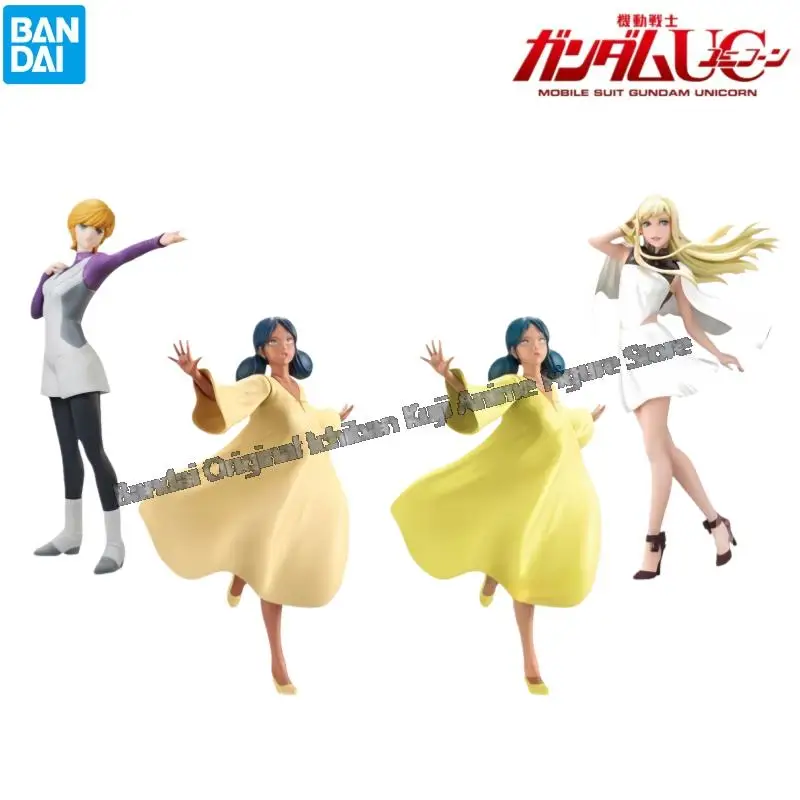 В наличии кукла Bandai, новая в упаковке Gundam Mineva Lao Zabi Lalah Sune Gigi Andalucia, оригинальная статуя персонажей аниме Garagekit