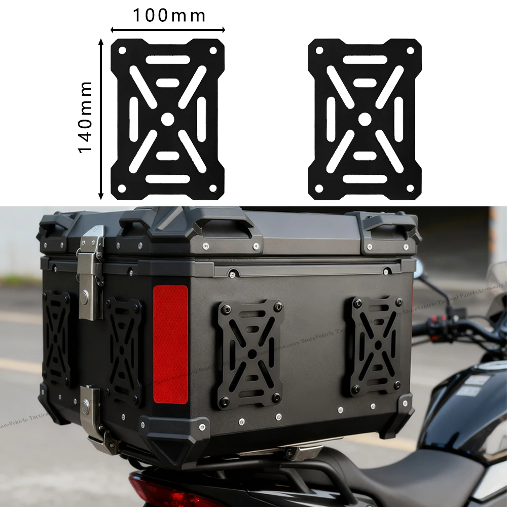 

28L-100L Motorcycle Molle Panel For Trunk Storage Aluminum alloy Waterproof Tactical Universal Side Box Organizer Modular