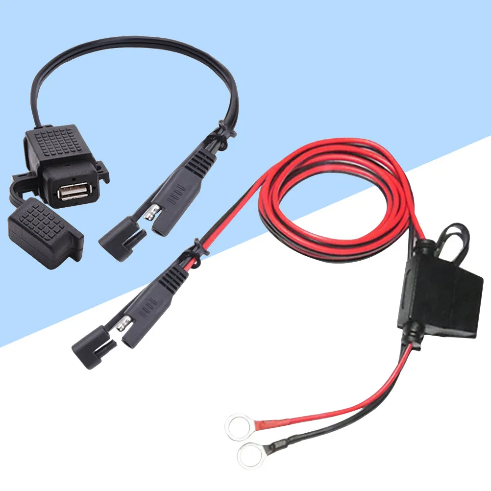 

Универсальное зарядное устройство SAE-USB для мотоциклов, 12-24В адаптер для смартфонов, планшетов, GPS, MP3, MP4, USB