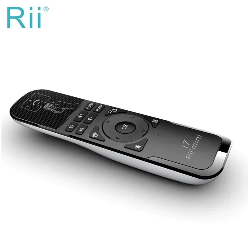 Remote kontrol nirkabel RII Mini R900 dengan mouse giroskop, cocok untuk smart TV, konsol game mini PC (PS3-Xbox 360),