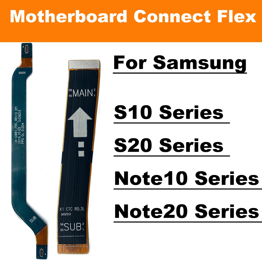 Placa base Flex Connect para Samsung Galaxy S20 FE Ultra S10 Note10 Note20 Plus, pantalla LCD, placa base, Cable flexible, cinta