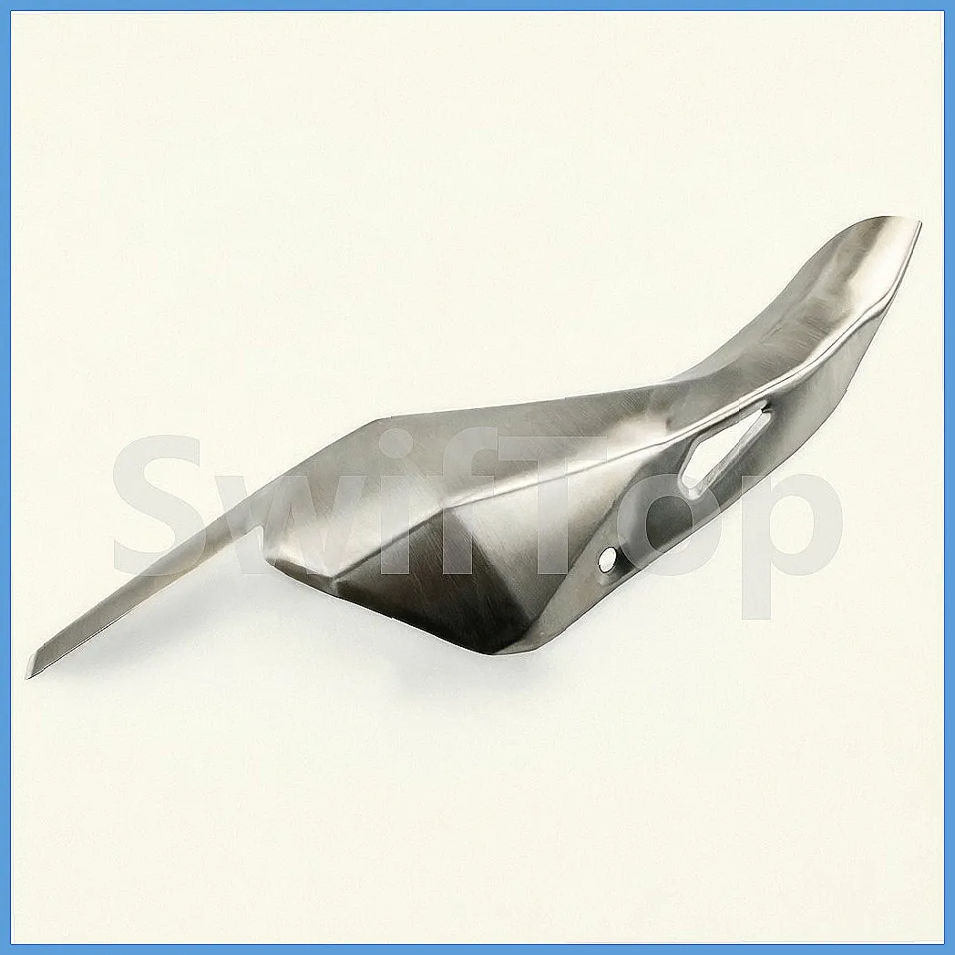Motorcycle Exhaust Pipe Cover Cowl Protector Accessories Fit For 2024 - 2025 Kawasaki Ninja 500 Z500  EX500 Ninja500 Z 500