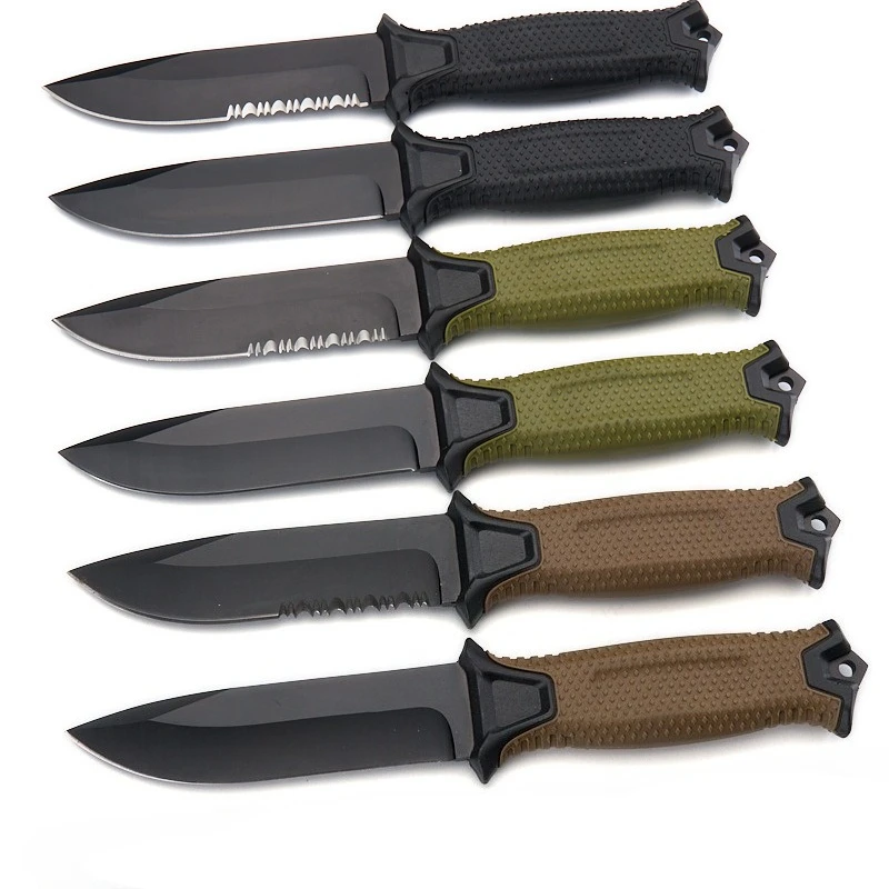 G1500 Premium Outdoor Fixed Blade Blade Knife 440C Steel Durable Cutting Tool for Camping Hiking and Outdoor Exploration