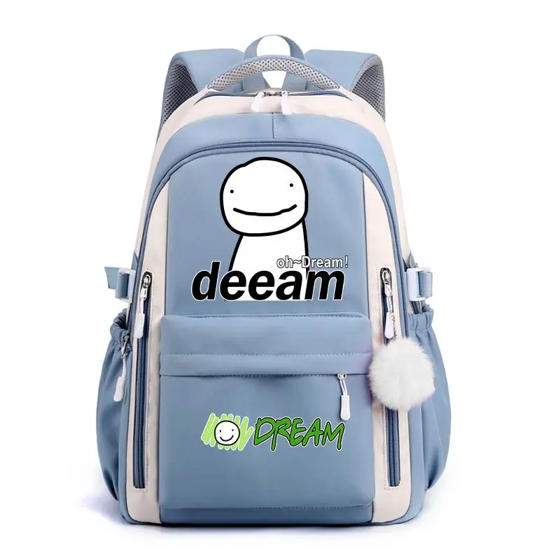 

New Dream Backpack Fashion Cartoon Print Large Capacity Travel Bag Men Women Boys Girl Student Schoolbag High Quality Backpack