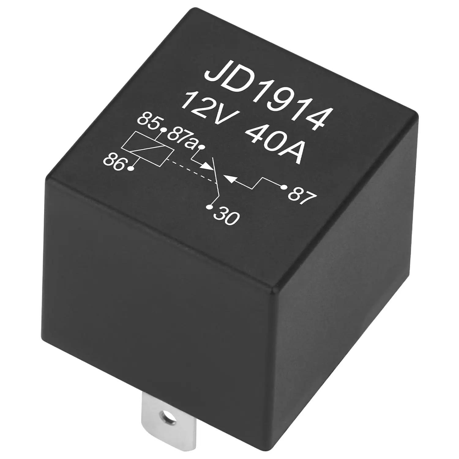 

4Pin 5Pin JD1914 Car Relay 12V 24V 40A SPDT Car Switch and Starter Waterproof Relay for Boat Tractor Truck Motorcycle