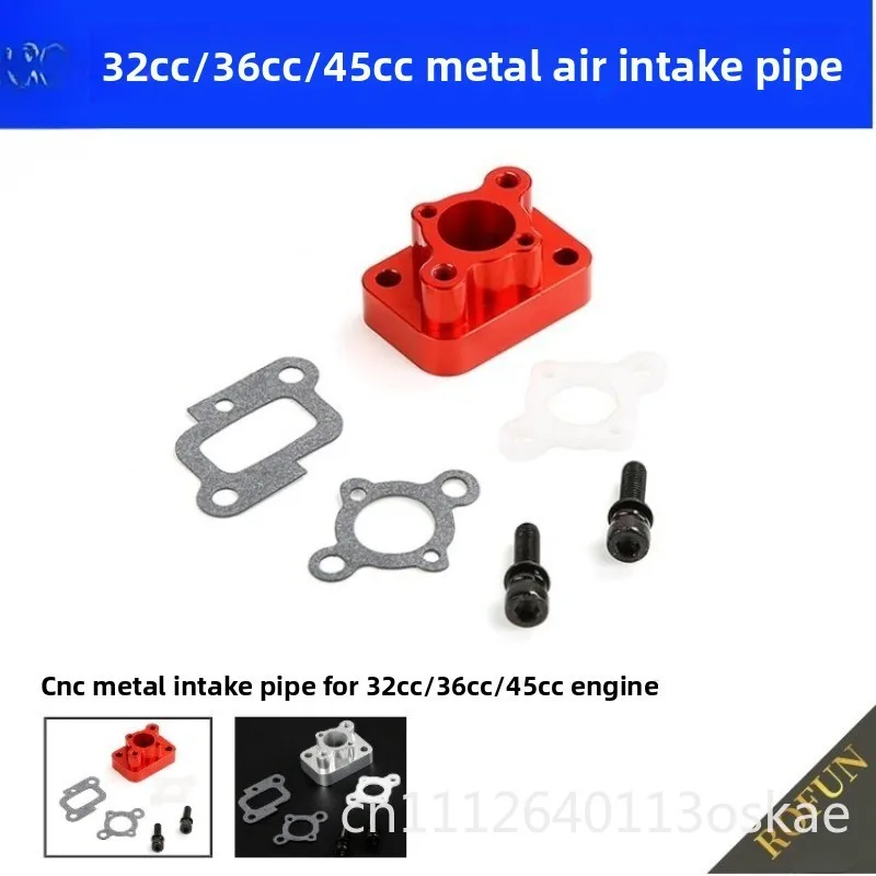 Fuel remote control car 32/36/45 CC engine CNC metal intake pipe carburetor seat 95256