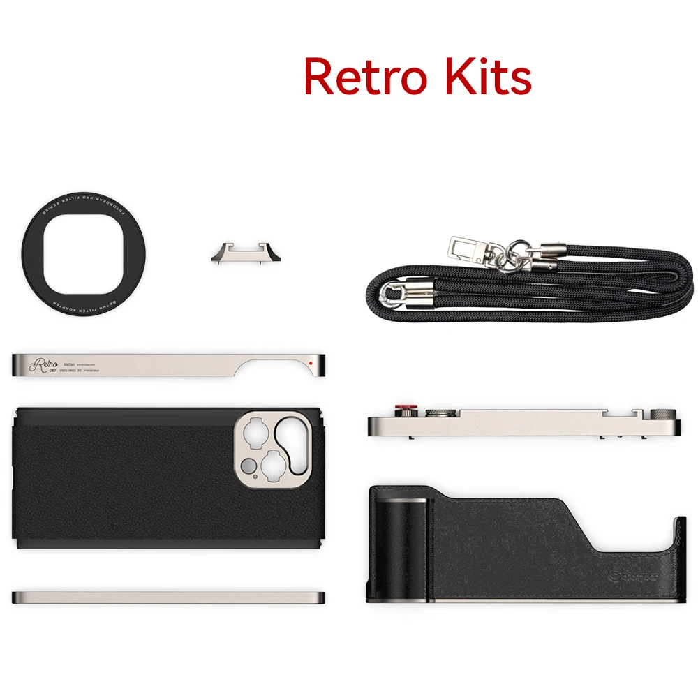 fotorgear Retro Photography Kits For iPhone 16Pro For iPhone 16