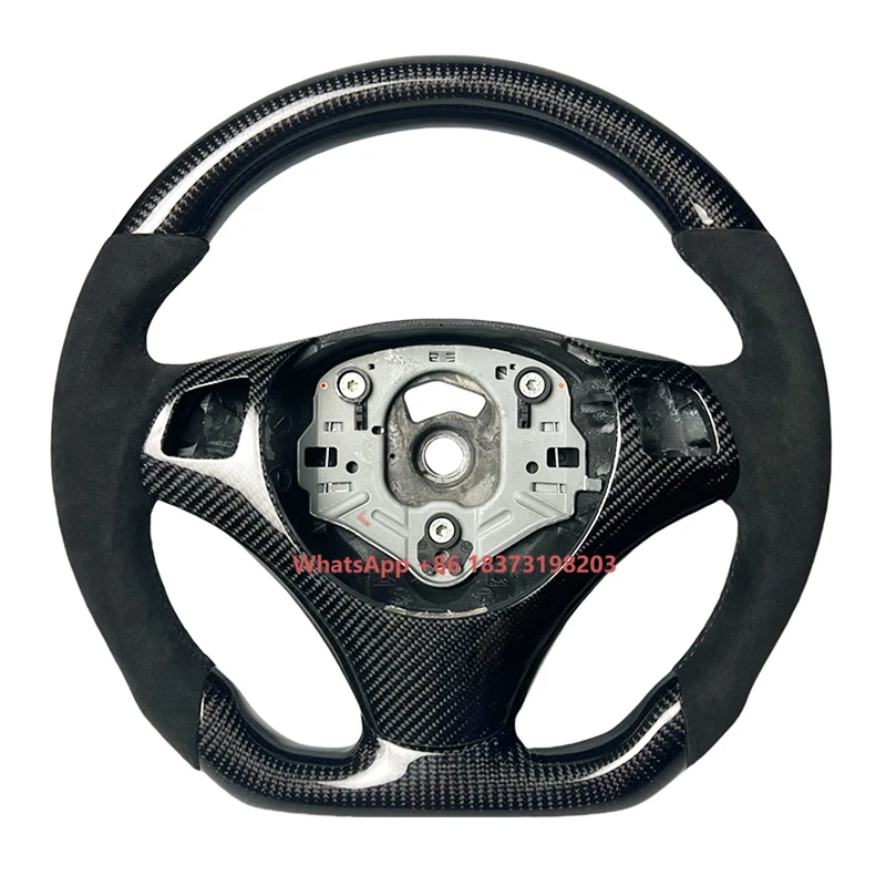 

Suitable for E82 E88 E87 E90 E91 E92 E93 M3 Sports Steering Wheel Custom Genuine Carbon Fiber Leather Steering Wheel
