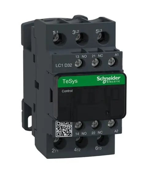 

LC1D32P7 LC1D32P7C TeSys Deca contactor , 3P(3 NO) , AC-3/AC-3e , = 440V, 32A , 230V AC 50/60 Hz coil