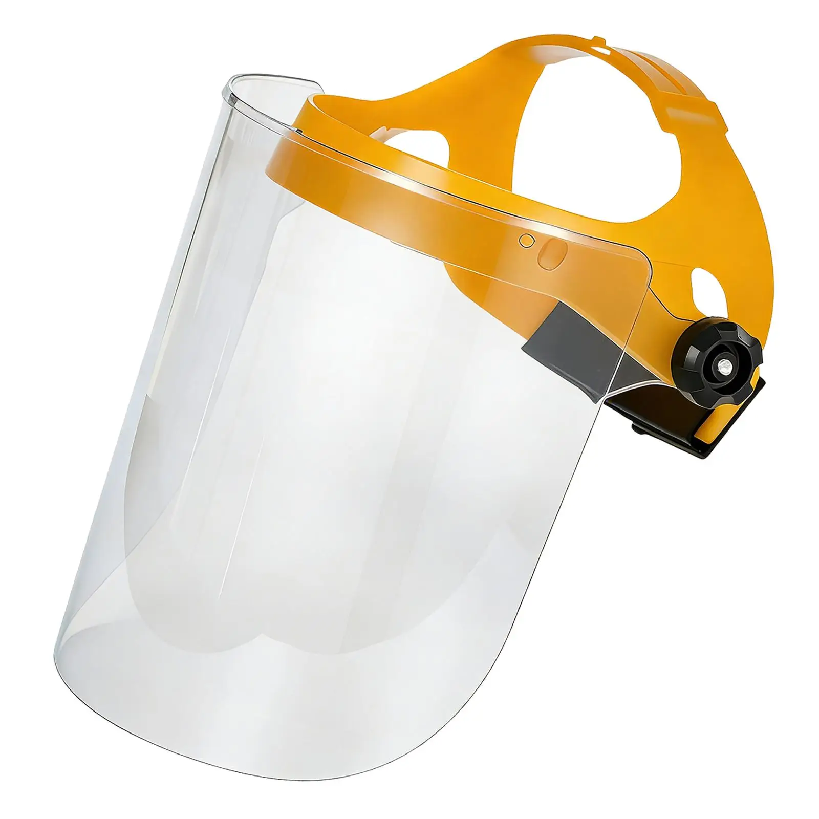 Face Shield Protector Impact Resistant Clear Adjustable Headgear Face Guard Multifunctional for Industrial Grinding Weeding