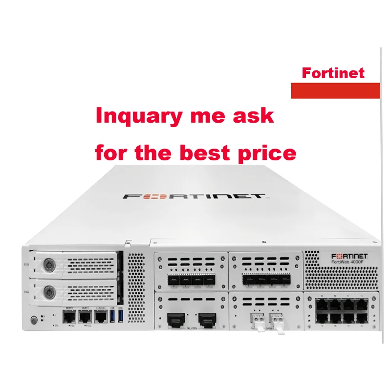 FortiWeb-600E 4 x 10/100/1000 RJ45 ports with 1 pair bypass FWB-600E FWB-600E-BDL-934-12 FC-10-W06HE-580-02-12