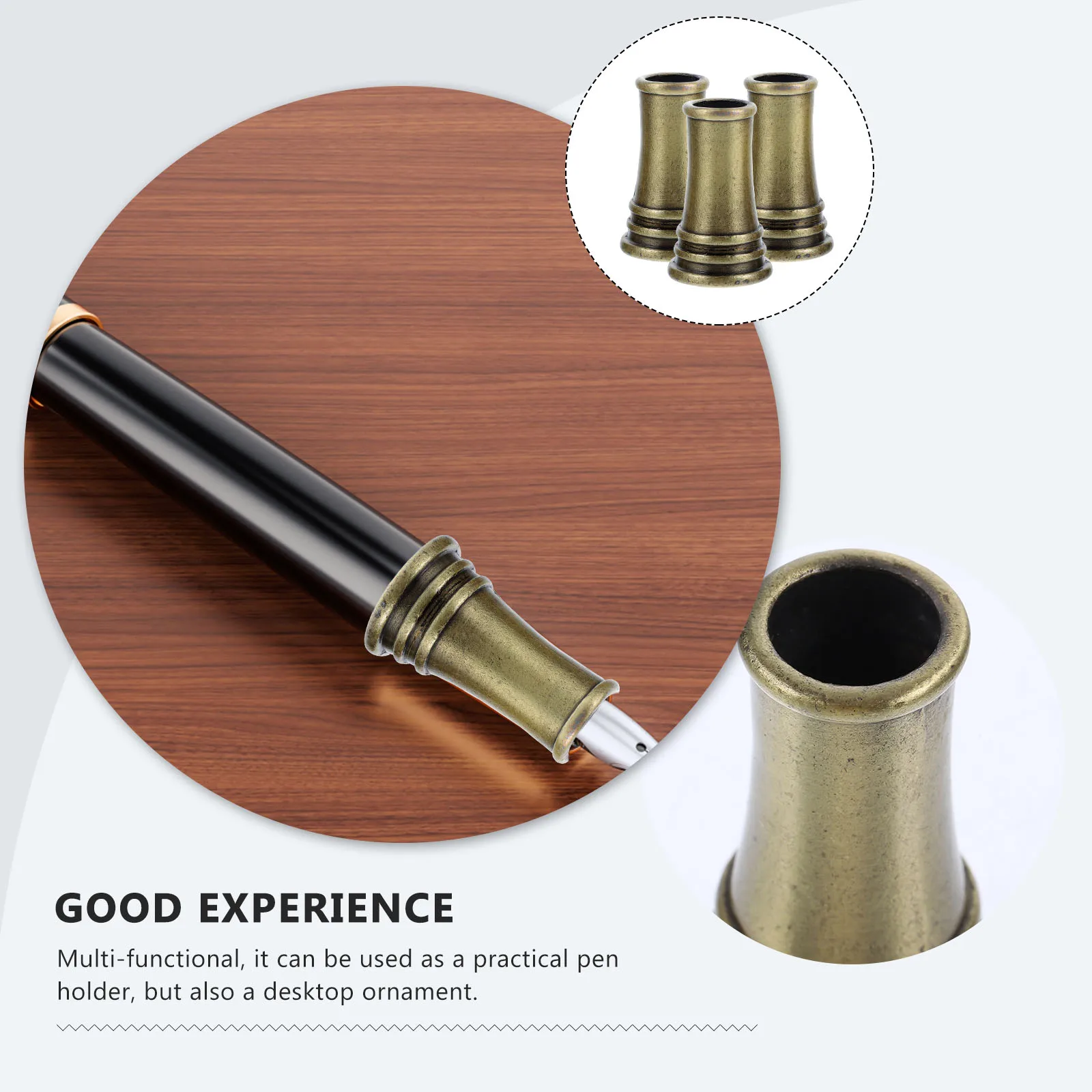 

3 Pcs Pen Holder Single Ink for Desk Fountain Stand Work Organizer Bracket Cute