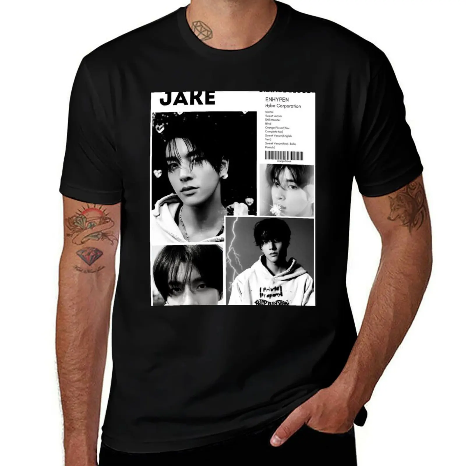 Orange Blood - JAKE T-Shirt Lightweight Casual Summer T-Shirt