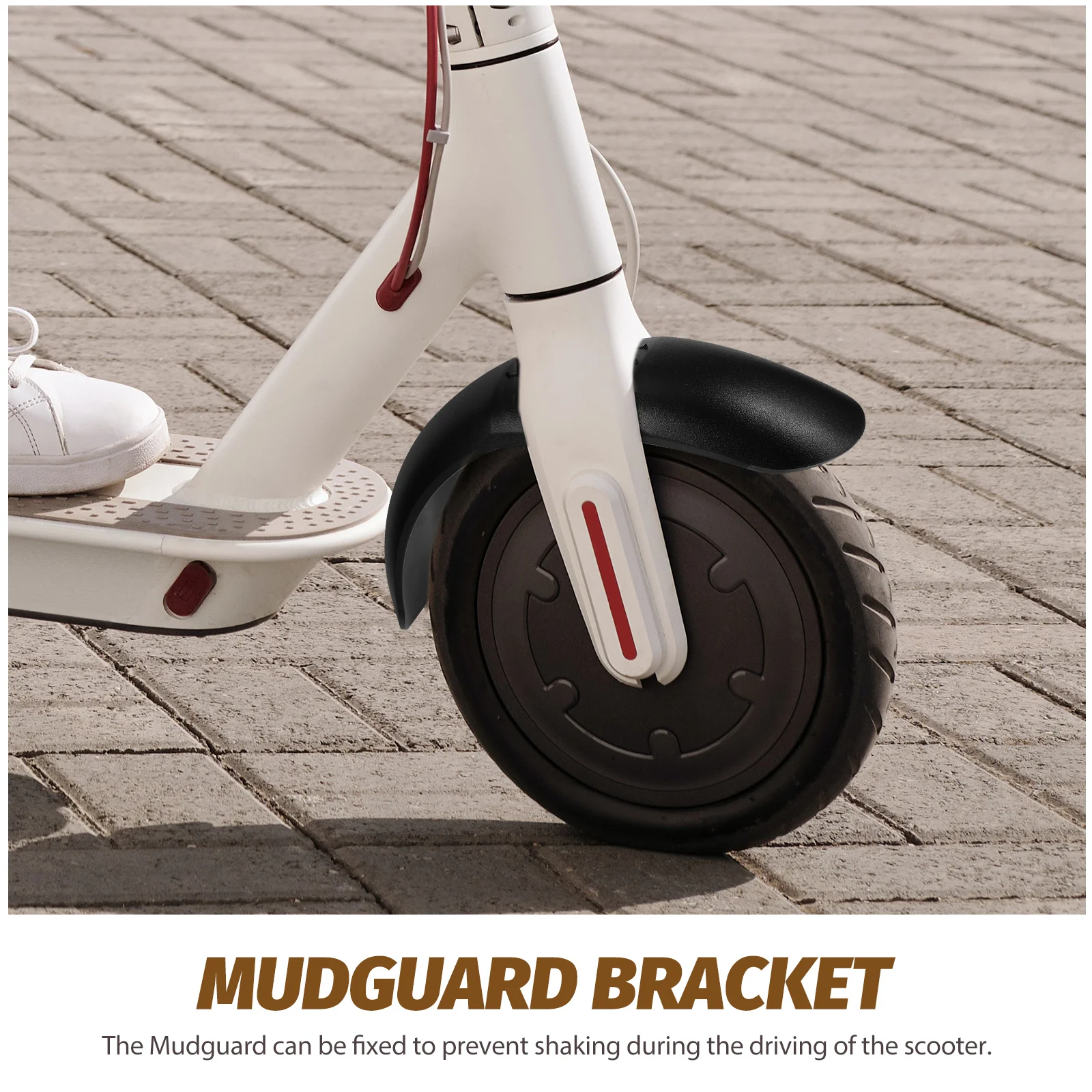 

Replacement Parts Scooter Mudguard Bracket Support Rack Electric Mobility Rear Guard Durable Smooth Edge Easy Install No