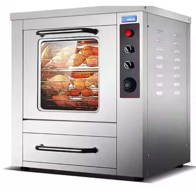 for Timing Electric Sweet Potato Oven 220V Commercial Stainless Steel Corn Roaster High Efficiency Baking Equipment Catering