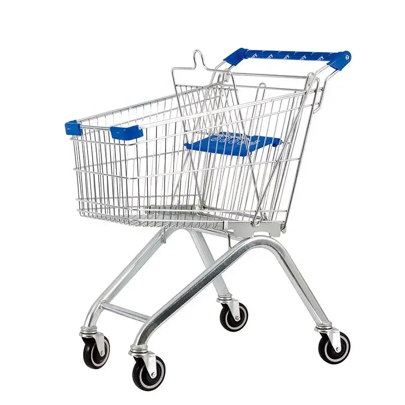 European American Asian Style Shopping Trolley Supermarket Shopping Trolley Truck