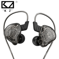 Original KZ K2 HiFi Earphone 3.5mm Wired Headphones with Microphone Bass Stereo Earbuds Music Sport Headset for Smartphone