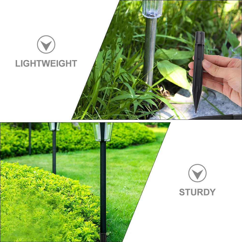 Floor Lamp Accessories Sturdy Solar Light Connectors Garden Stakes Adapter Replacement Tube Plastic Joint Easy Installation