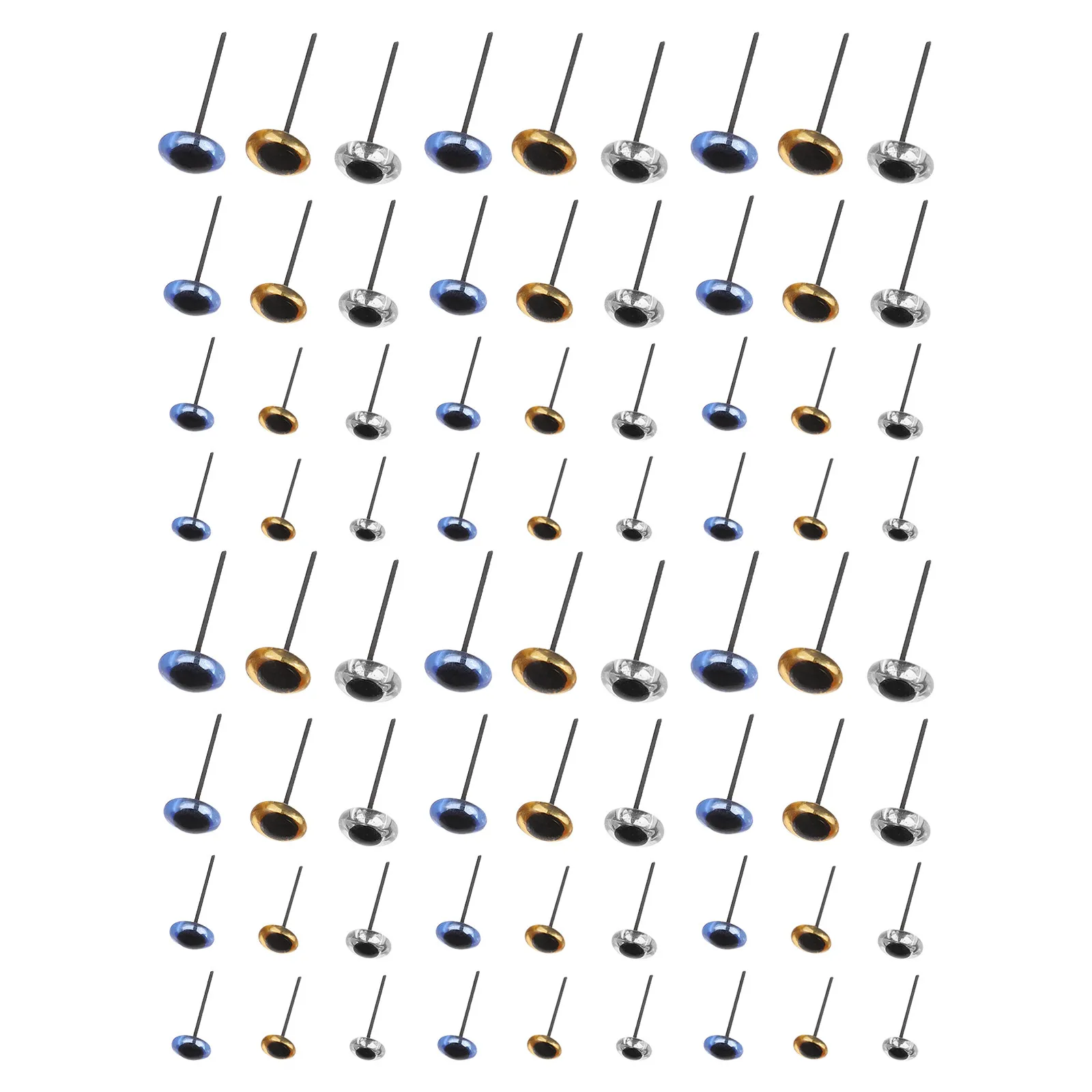 

120Pcs Needle Felting Glass Safety Eyes Realistic Handmade 4Mm 5Mm 7Mm 10Mm Glass Eye Balls for Craft Sewing Stuffed Animal