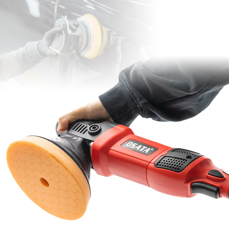China Made Adjustable 6 Grades 2000-4800RPM Efficient Finishing Machine For Fast Work Completion Car Polisher