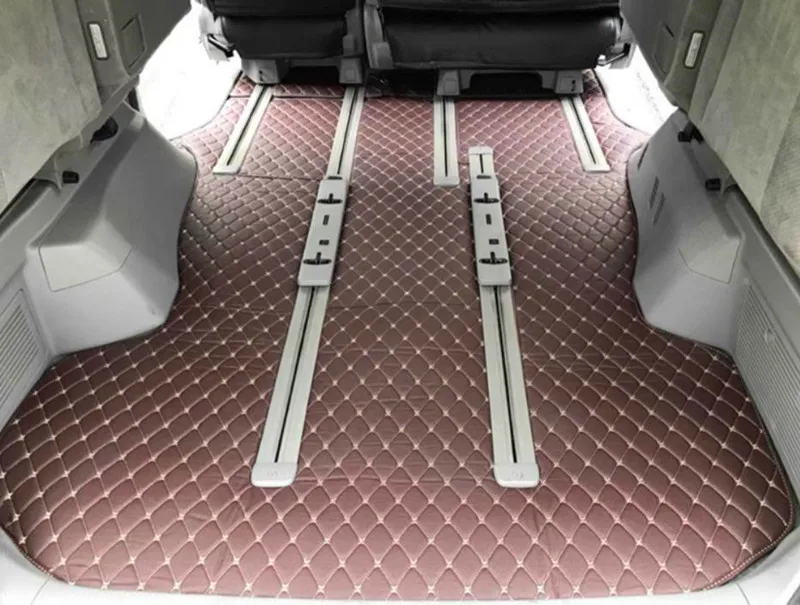 

Высококачественные автомобильные коврики на заказ + коврик в багажник для правого руля Toyota Vellfire 7 8 мест 2007-2002, водонепроницаемые ковры, коврики