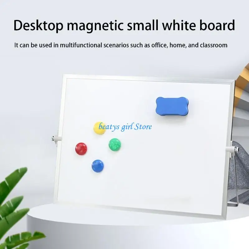 C7AB Set Papan Tulis Magnetik 40X30Cm Area Dua Sisi untuk Kantor Kelas Rumah