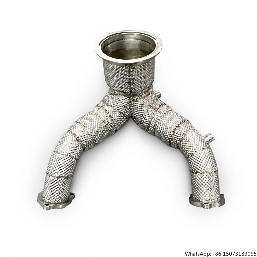 

SQ5 3.0T EA839 2017-2023 High Performance Quality CUSKI Exhaust Pipe Custom Stainless Steel for Downspout 1.5mm Thickness