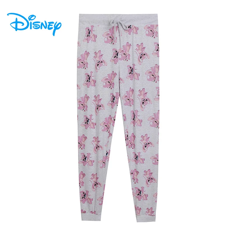 Disney Cute Angel Cartoon Sports Pants Women Jogging Yoga Fitness GYM Running Home Casual Long Pants Trousers Femme Streetwear