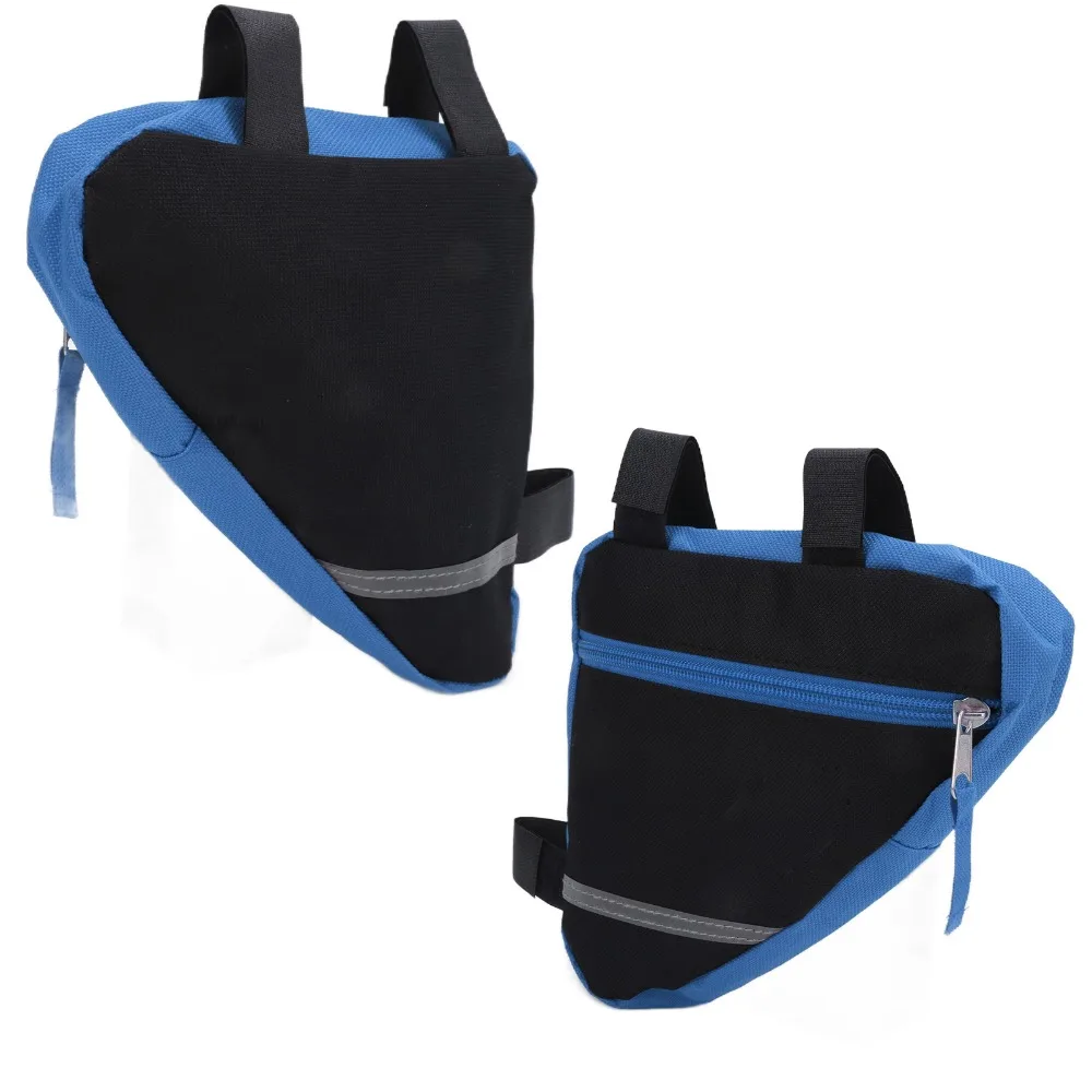 600D Nylon Fabric Bike Bag Quick Installation Multifunction Cycling Bag Easy To Install Cycling Triangle Pack Folding Bike Use