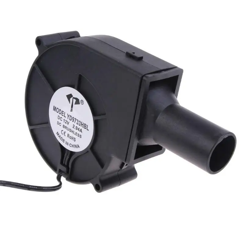 Y1UD فرش التبريد مروحة نفخ الشواء موقد التدفئة تيار مستمر منفاخ منخفضة الضوضاء الطبخ مروحة نفخ الهواء لنزهة الشواء