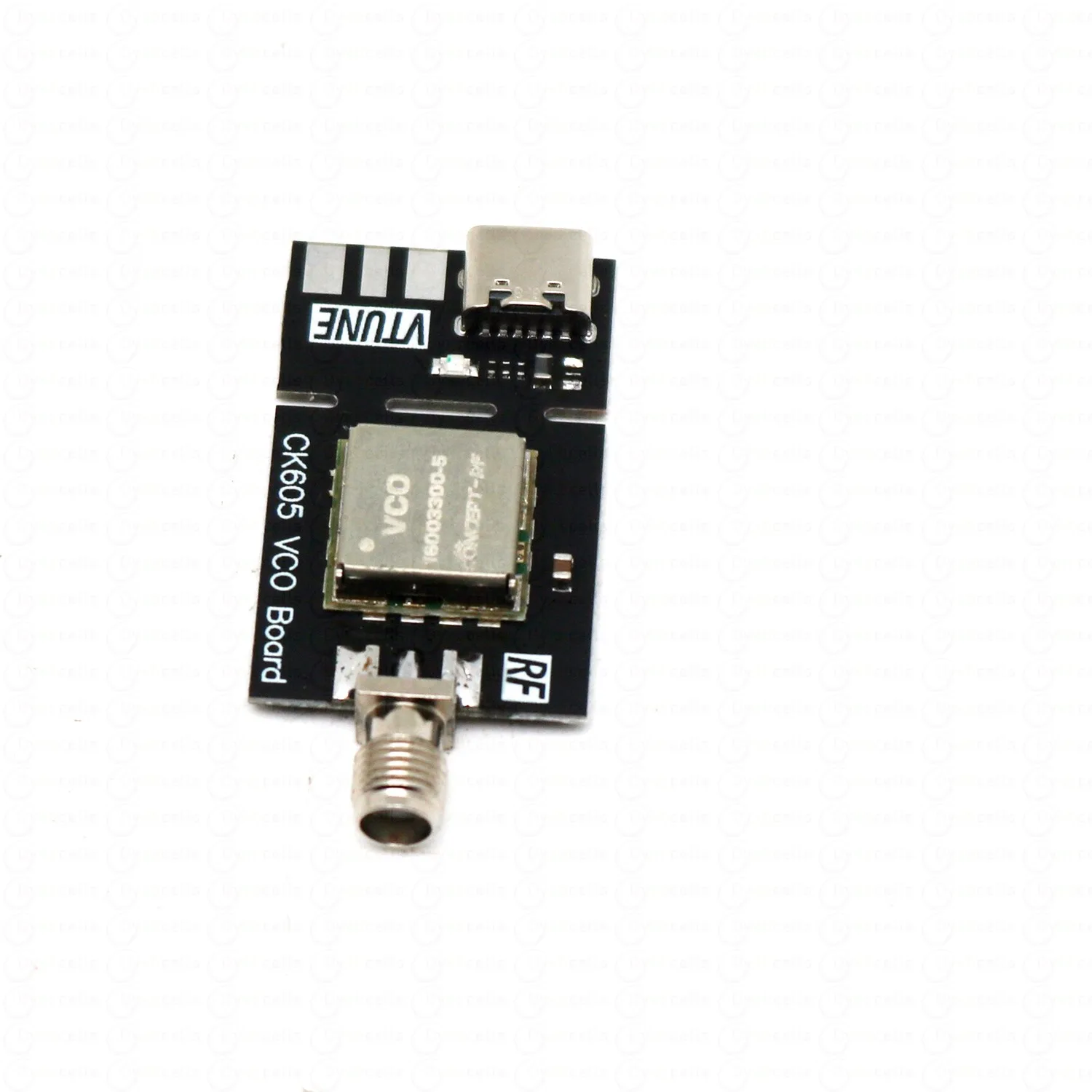 1600-3300MHz Broadband RF VCO Board 0-15V Tuning Voltage Controlled Oscillator Low Phase Noise for 5G/LTE Test & Radar Systems
