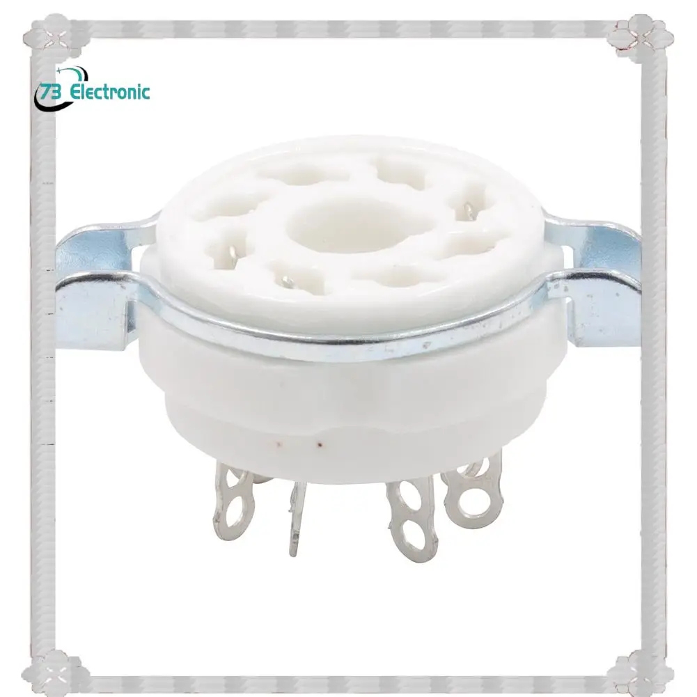 

24-Hour Delivery 10PCS Chassis Mount 8 Pin K8A Octal Tube Sockets For KT88 KT66 6SN7 5AR4 GZ34 5881 6V6 5U4G 6550 6J7