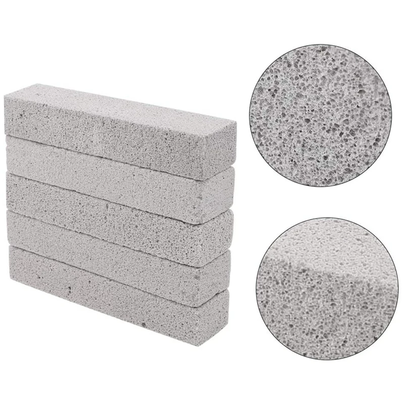 25 Pieces Pumice Stones For Cleaning Grey Pumice Scouring Pad Pumice Stick Cleaner For Removing Toilet Bowl Ring, Bath