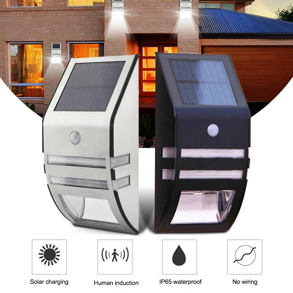 

Outdoor PIR Motion Sensor Solar Power Light Solar Wall Lights Waterproof Street Garden Energy Saving Security Porch LED Lighting