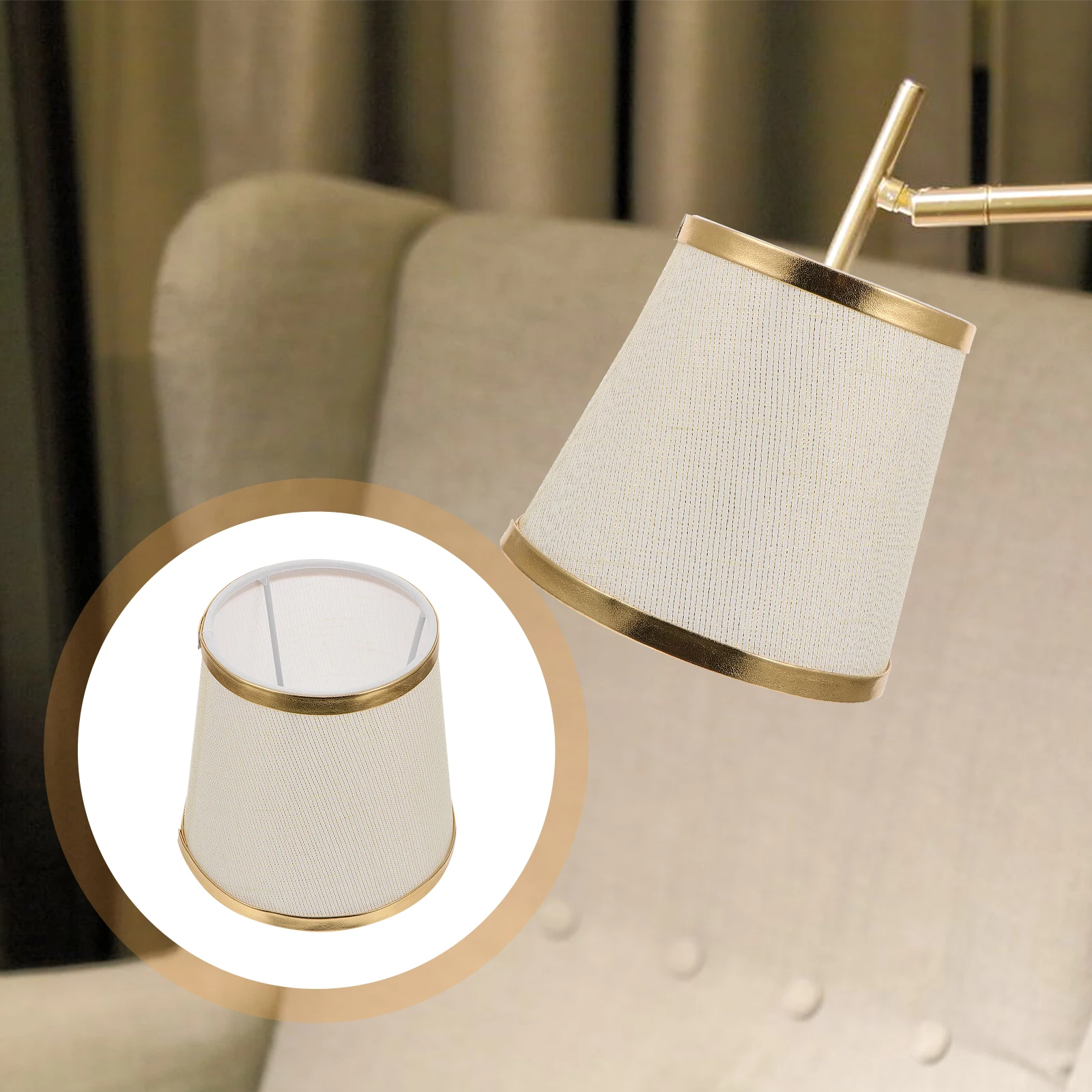 

PVC Cloth Lampshade Dust Proof Insect Proof Home Decor Lighting Accessories Modern Lamp Shades Hardware Support