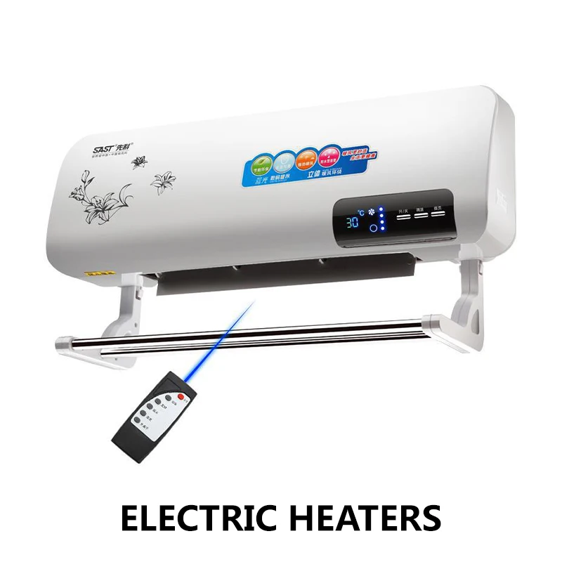 سخان المنزلية الحائط مسخن الهواء الحمام مقاوم للماء سرعة سخان الحرارية المرحاض الكهربائية مسخن الهواء الساخن