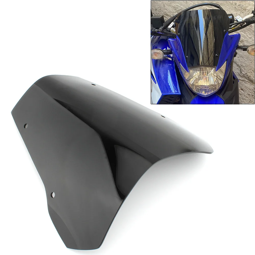 Motorcycle Windshield Windscreen Wind Shield Screen Deflectors For Yamaha XT660 R 2004-2016