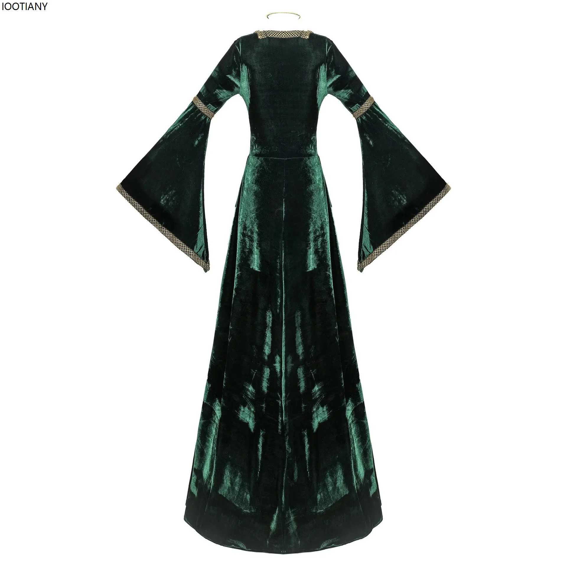 Color Cosplayer Medieval Dress for Women Queen Cosplay Costume Carnival Drama Robe Party Masquerade Adult Disguise Clothing