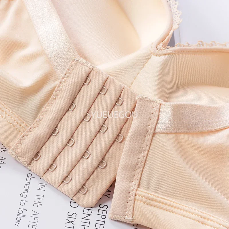 Summer Breathable Lace Bralette 8cm Push Up Bra with 3D Air Pads No Wire & Removable Pads for Small Chest Ultra Soft Underwear